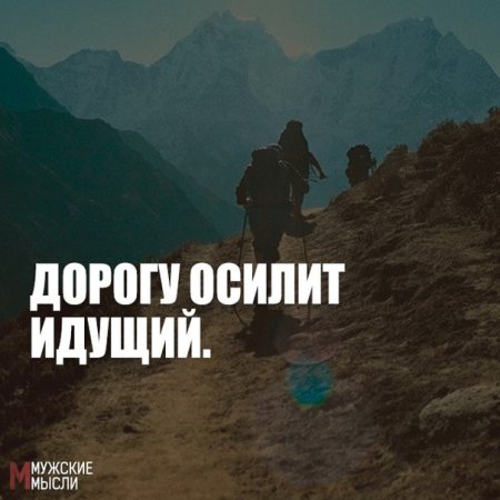 Дорогу осилит идущий