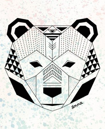 Геометрические эскизы животных