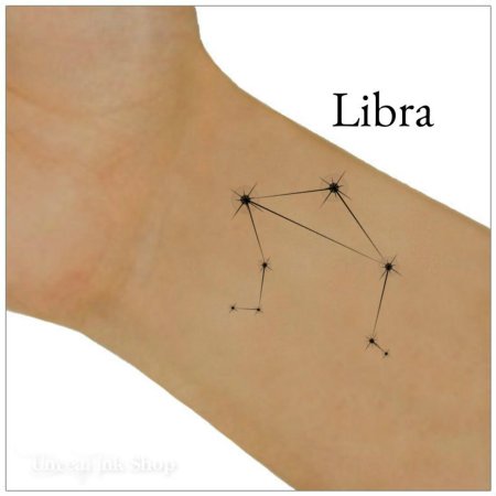 Libra Созвездие тату