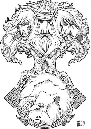 Сварог Бог славян Татуировки