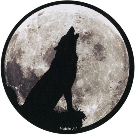 Волк воет на луну рисунок тату