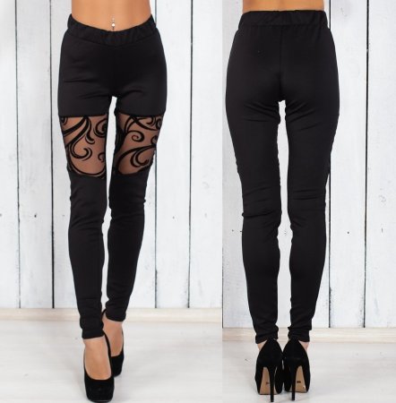 Легинсы с перемычкой