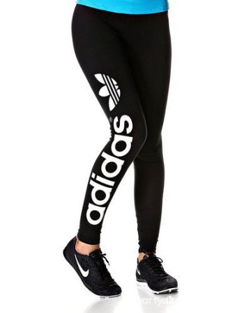 Лосины женские спортивные с надписью