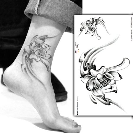 Эскизы на ногу девушке