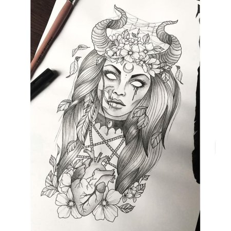 Эскизы тату для девушек