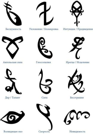 Руна исцеления Сумеречные охотники