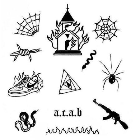 Рисунки для начинающих татуировщиков