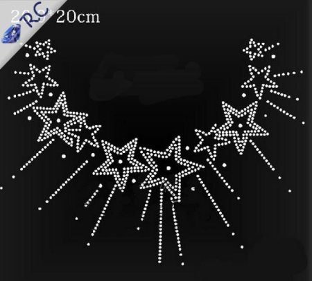 Звезда стразами на одежде