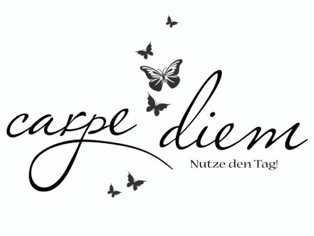 Carpe Diem тату эскиз