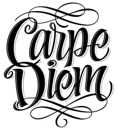 Carpe Diem эскиз Татуировки