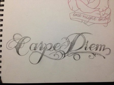 Carpe Diem Татуировка