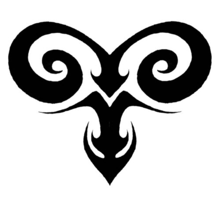 Символ овна тату