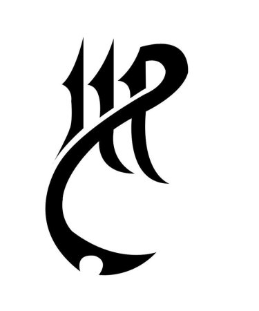 Тату трайбл знак зодиака Дева