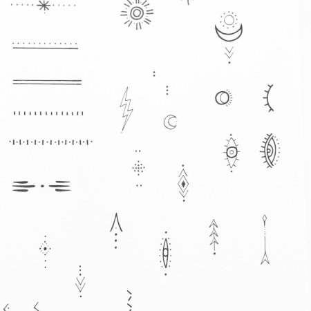 Тату линии эскизы