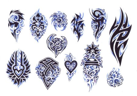 Тату узоры мужские