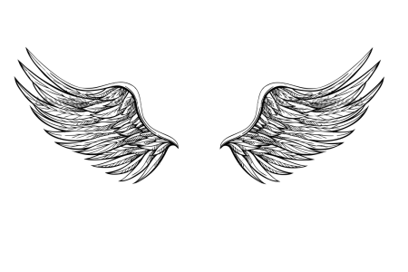 Крылья ангела эскиз
