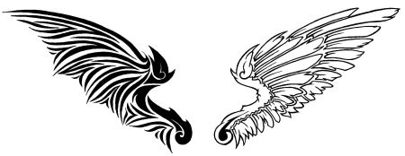 Крылья эскиз