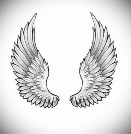 Тату Крылья