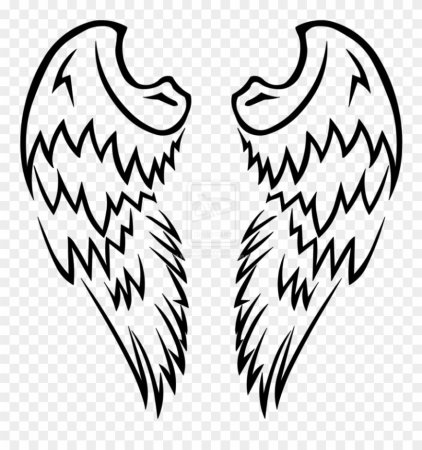 Крылышки тату