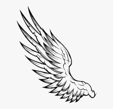 Крылья ангела эскиз