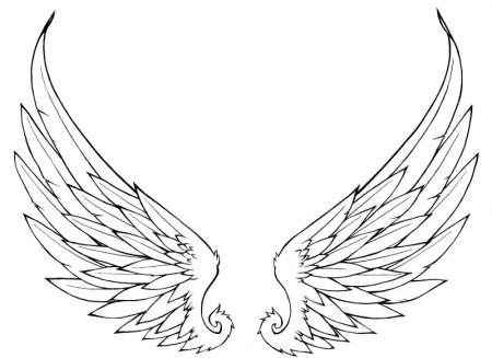 Тату Крылья ангела