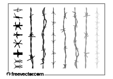 Колючая проволока орнамент