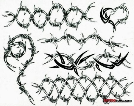 Проволока тату эскиз