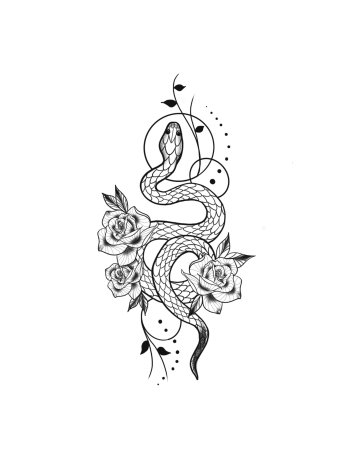 Тату для девушек эскэскиз