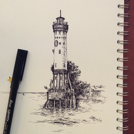 Маяк эскиз