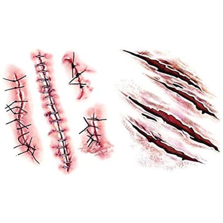 Татуировка в виде царапин