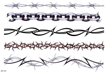 Тату браслет на руке эскиз