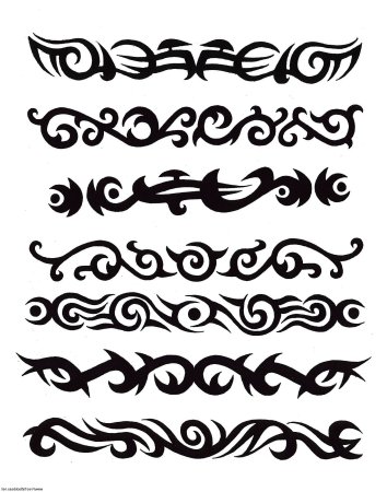 Узор горизонтальный