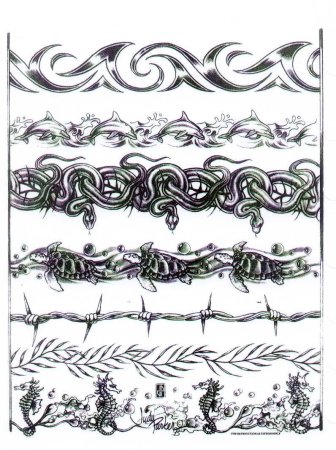 Татуировки браслеты эскизы