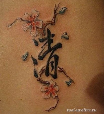 Тату иероглифы