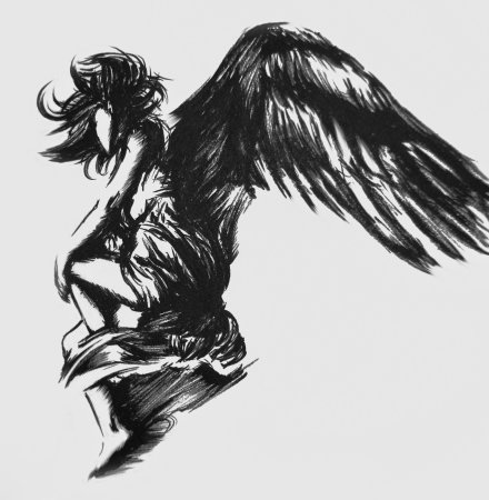 Падший ангел тату эскизы