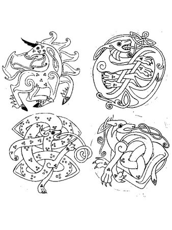 Звериный стиль скифов орнамент