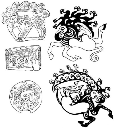 Звериный стиль скифов Алтая