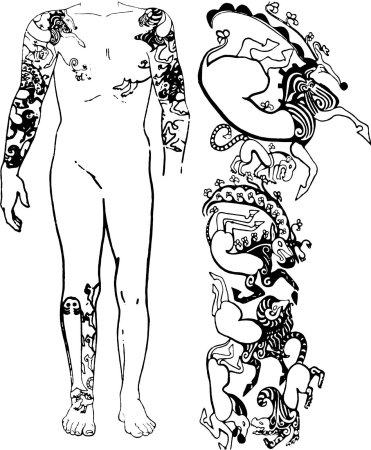 Татуировки Пазырыкских Мумий