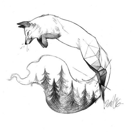 Графика (лиса)