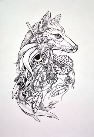 Тату лиса и Ловец снов