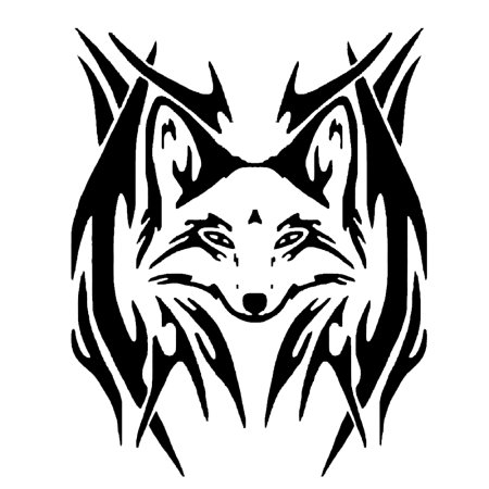 Татушки трайбл лиса