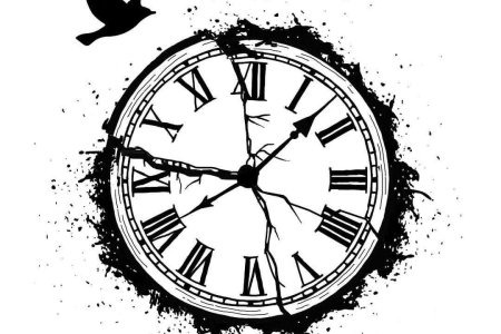 Часы тату эскиз