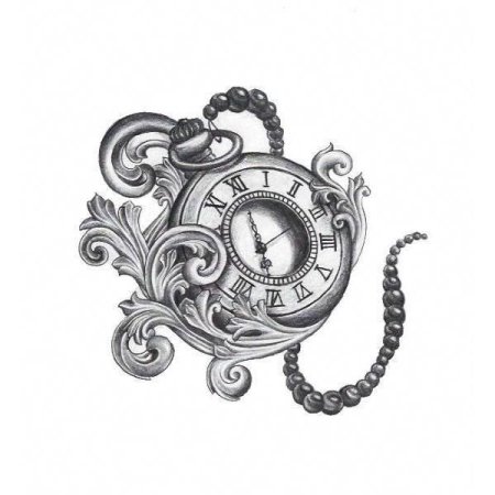 Эскиз карманных часов