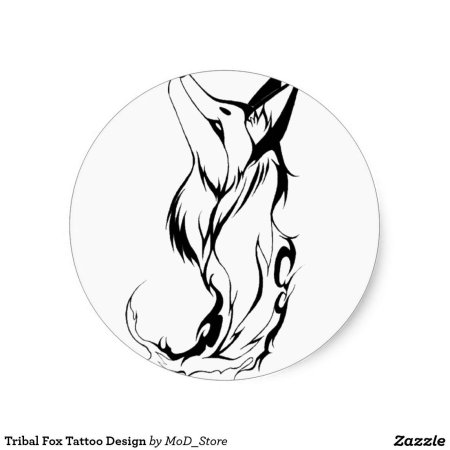 Тату лиса эскиз