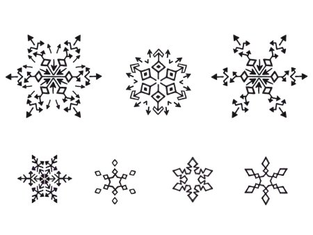 Снежинка набросок