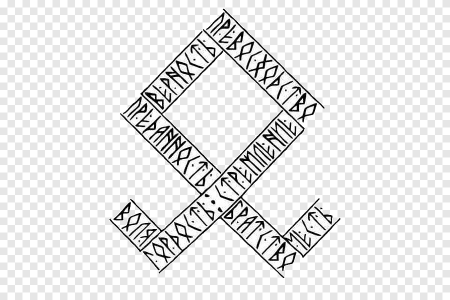 Руна одал тату эскиз