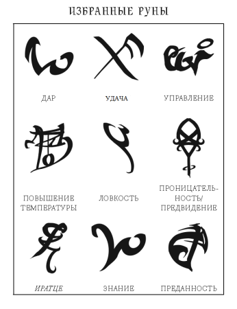 Руна Сумеречные охотники