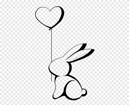 Зайчик тату эскиз