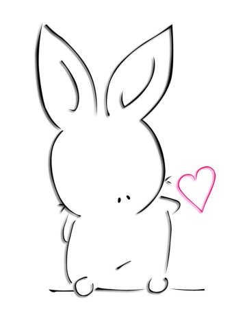 Эскиз зайчика