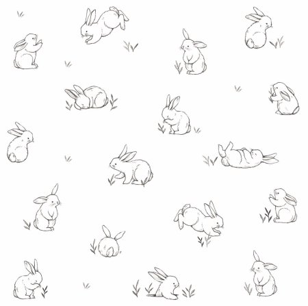 Маленький эскиз кролика